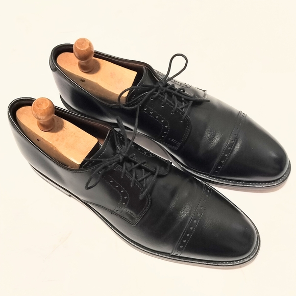 ALLEN EDMONDS "Clifton" Cap Toe Brogue Dress Shoes 3308 Men's Size 8 D - Picture 3 of 12